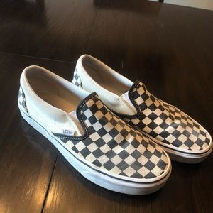 checkered vans